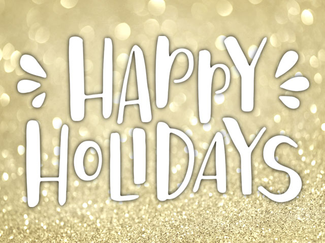HAPPY HOLIDAYS